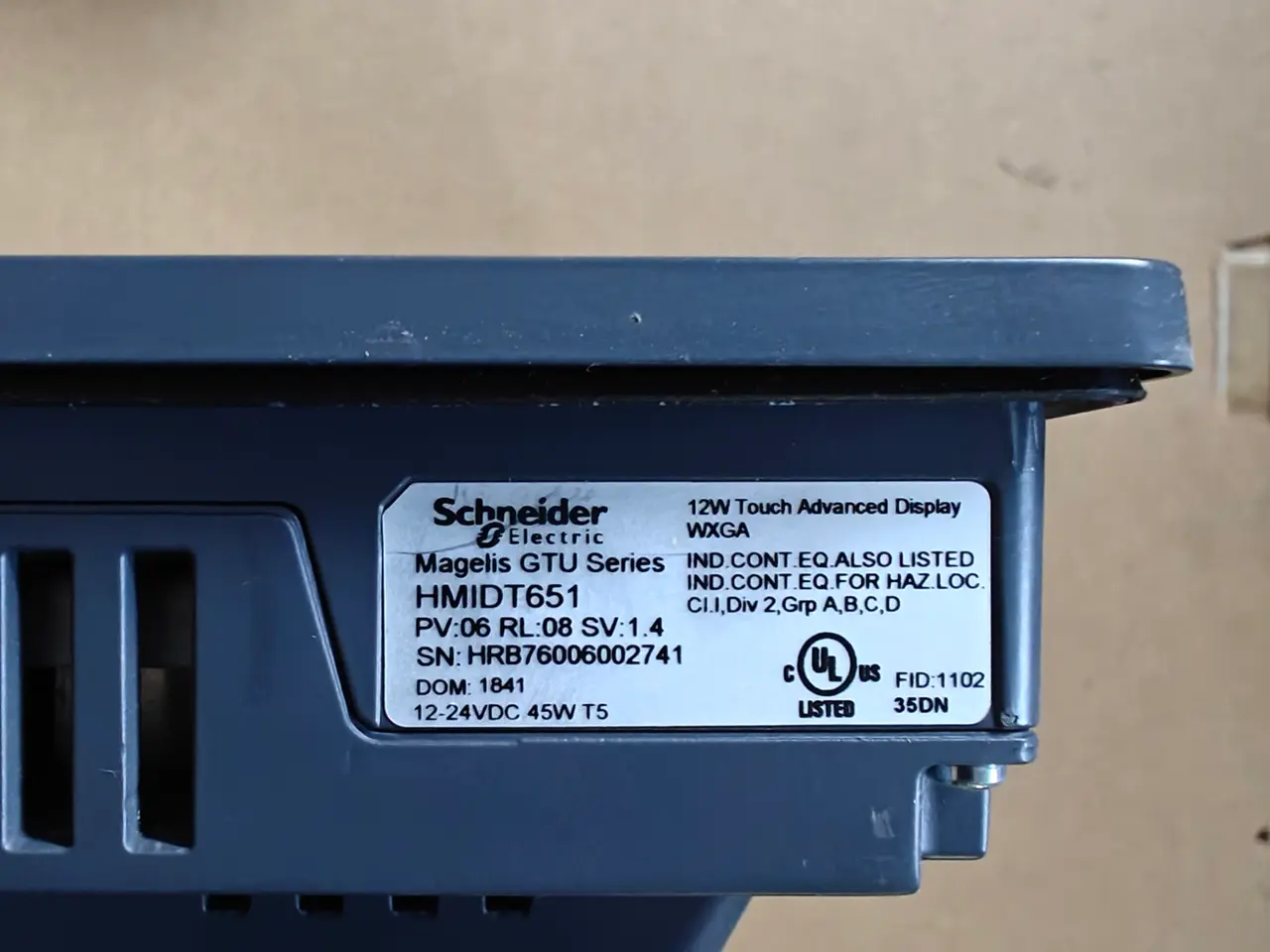 Billede 4 - Schneider Electric 12 tommer TFT Touchscreen HMI