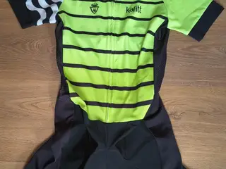 KAFITT CYKEL DRAGT, STR. XL, SOM NY