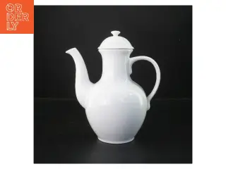 Hvid kaffekande fra Royal Copenhagen (str. 25x15 cm)