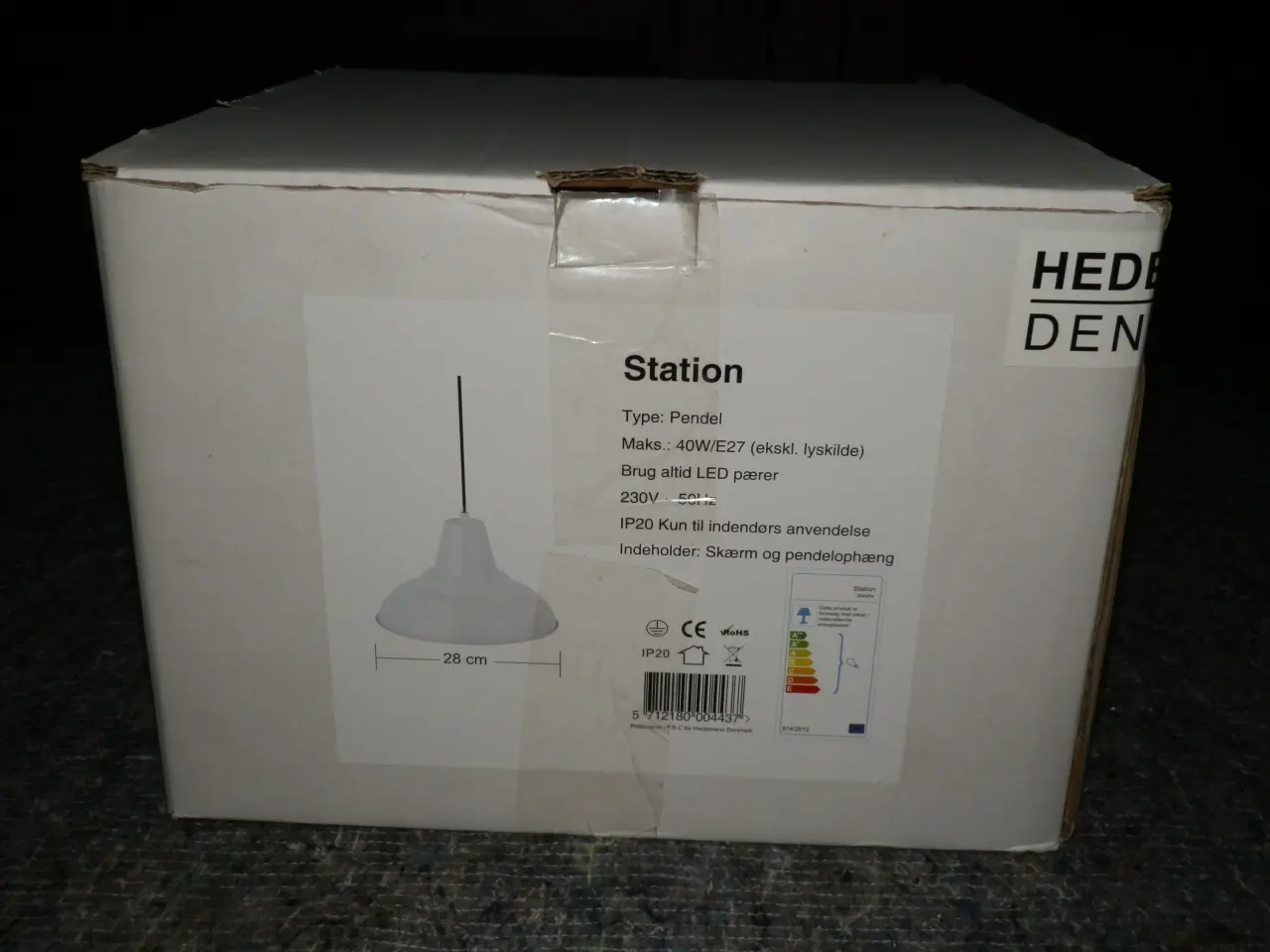 Billede 8 - Ny hvid HEDEMANN Station pendel