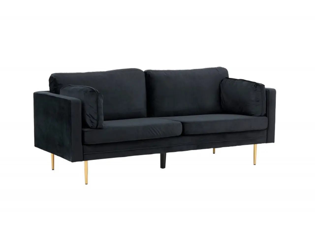 Billede 2 - Boom 3 personers Sofa  - Sort og Messing