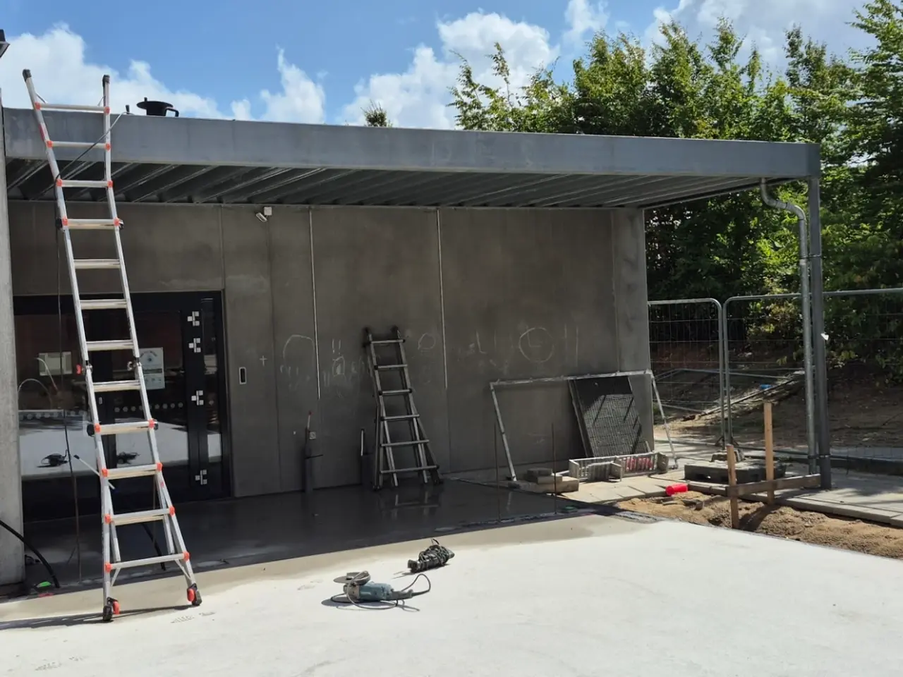 Billede 1 - Stål halvtag / carport 