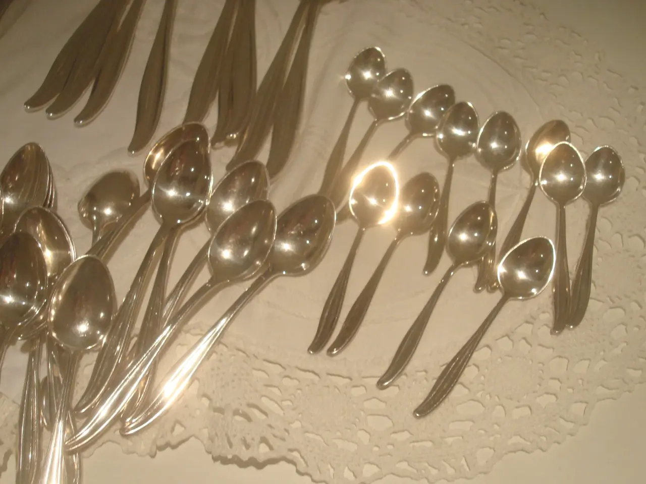 Billede 2 - COLUMBINE sølvplet, kagegafler, dessertskeer, mm