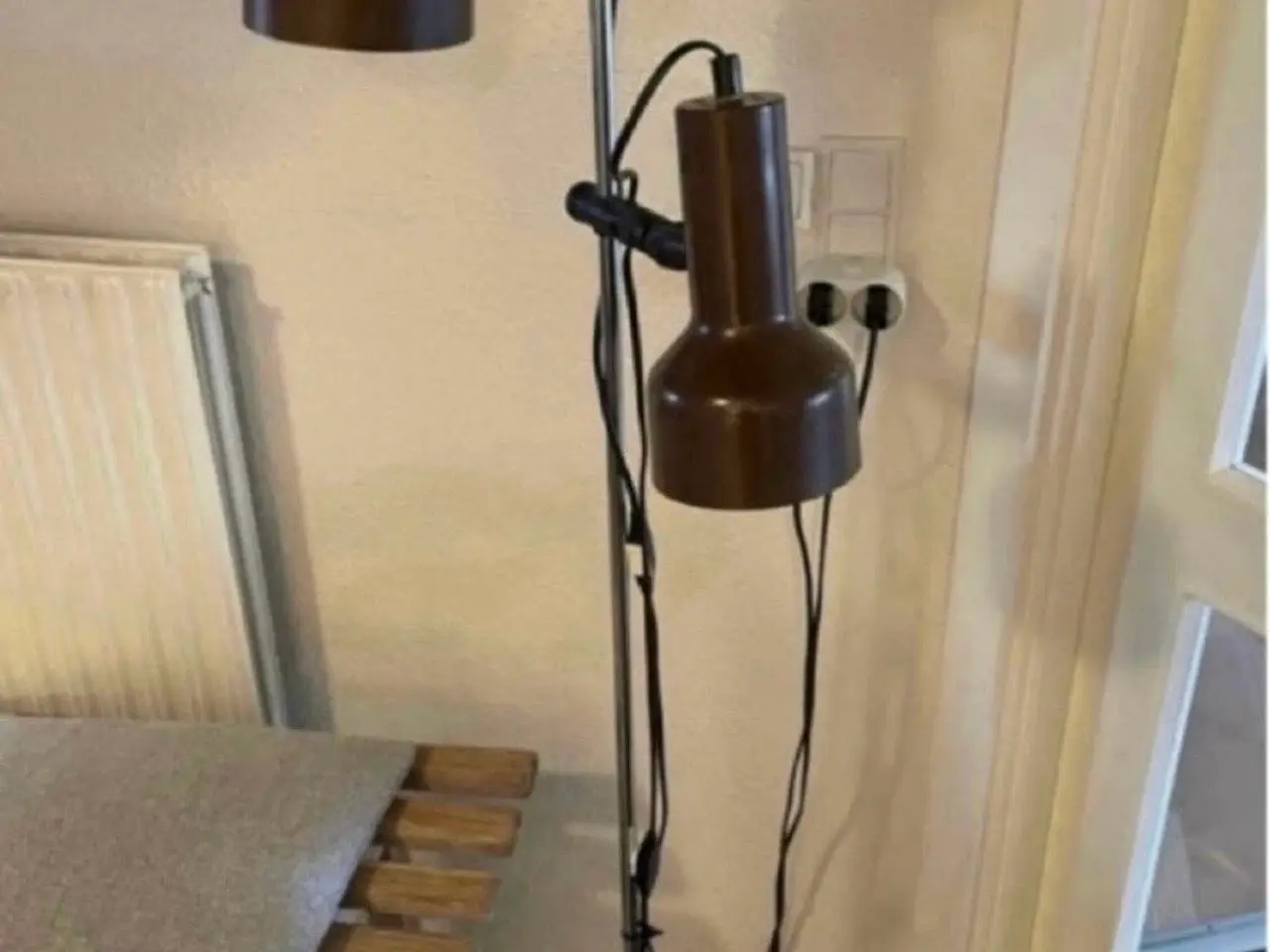 Billede 6 - Brun retro standerlampe