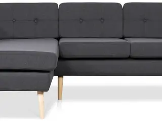 Novelty chaiselongsofa venstrevendt - koksgrå Inari 95