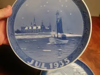 Royal Copenhagen juleplatte 1935