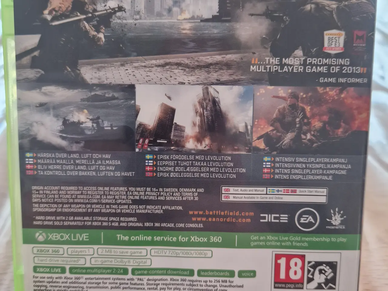 Billede 1 - Battlefield 4 XBOX 360 spil