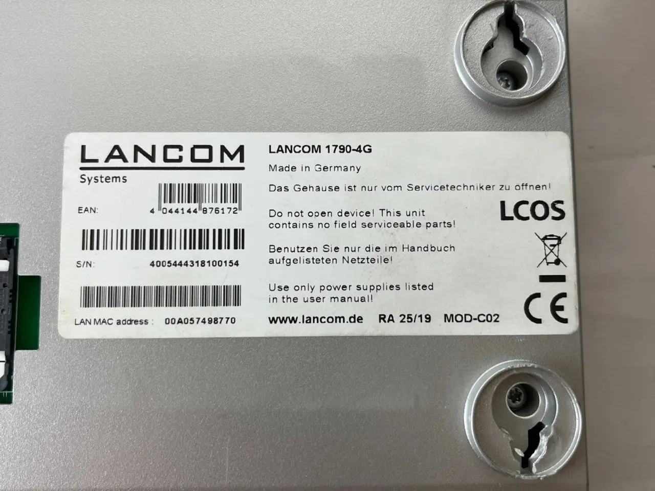 Billede 9 - LANCOM 1790-4G LTE VPN Router Gigabit Ethernet WAN