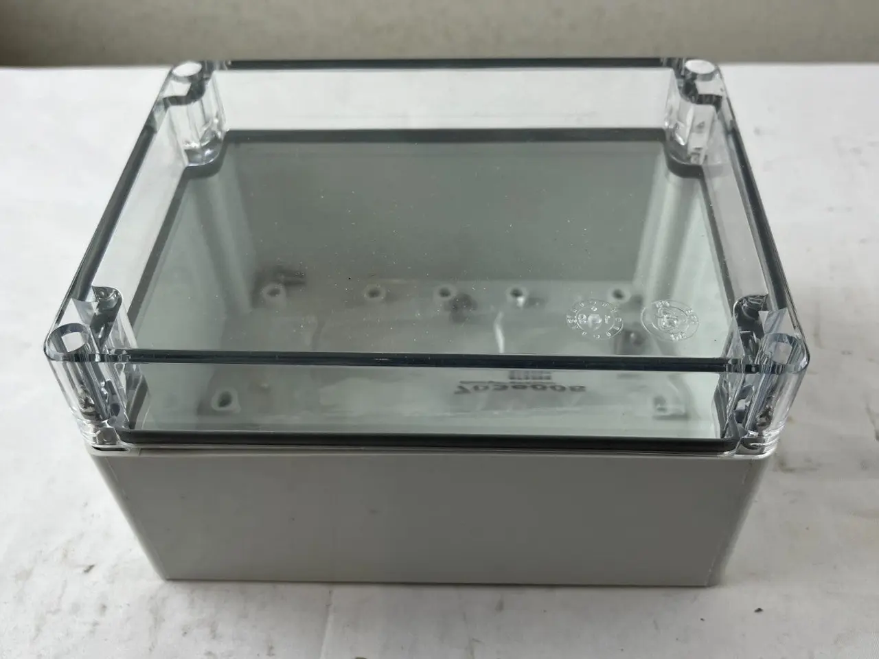Billede 2 - Fibox 703805 kabinet Clear Lid 148x88mm Grey Base