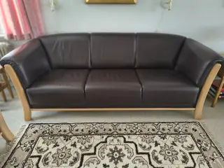Sofa med en lænestol