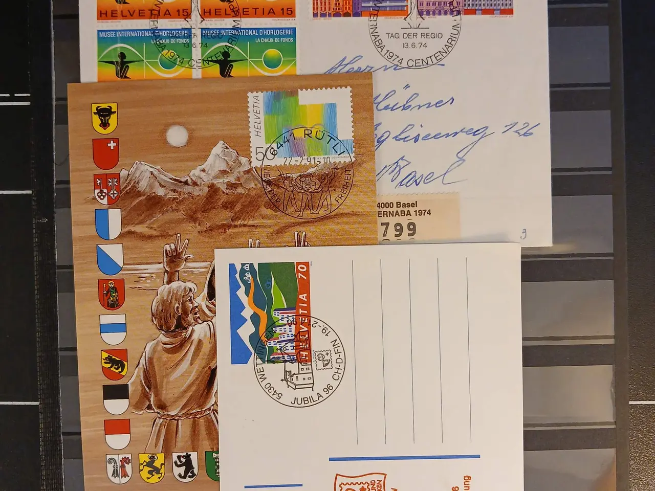 Billede 2 - Schweiz (264) 6 plancher med 8 sider