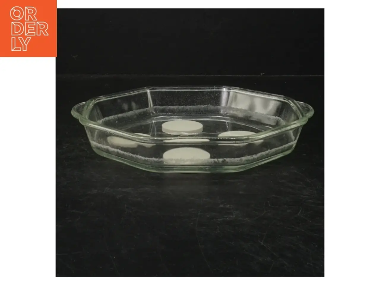 Billede 1 - Glasfad med silikonedutter fra Pyrex (str. 22 cm)