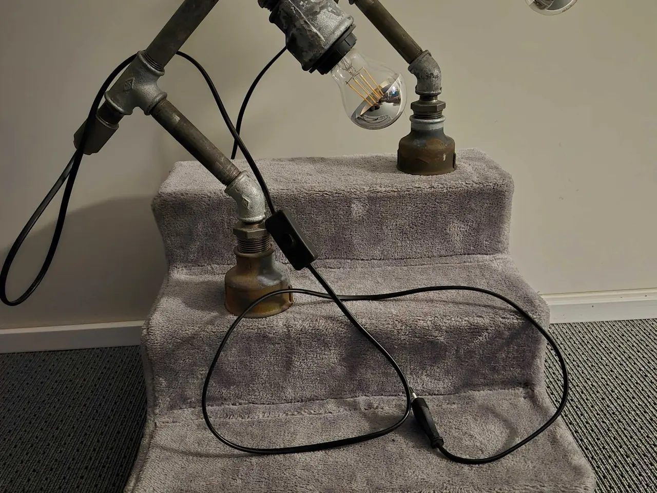 Billede 3 - Unik Wall pipe bordlampe