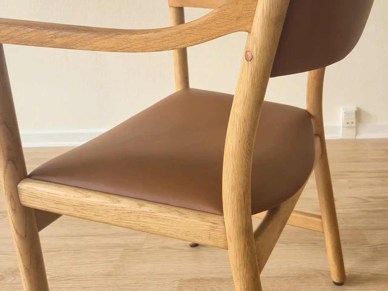 Billede 3 - 6 originale Wegner CH50 spisebordsstole i massiv e