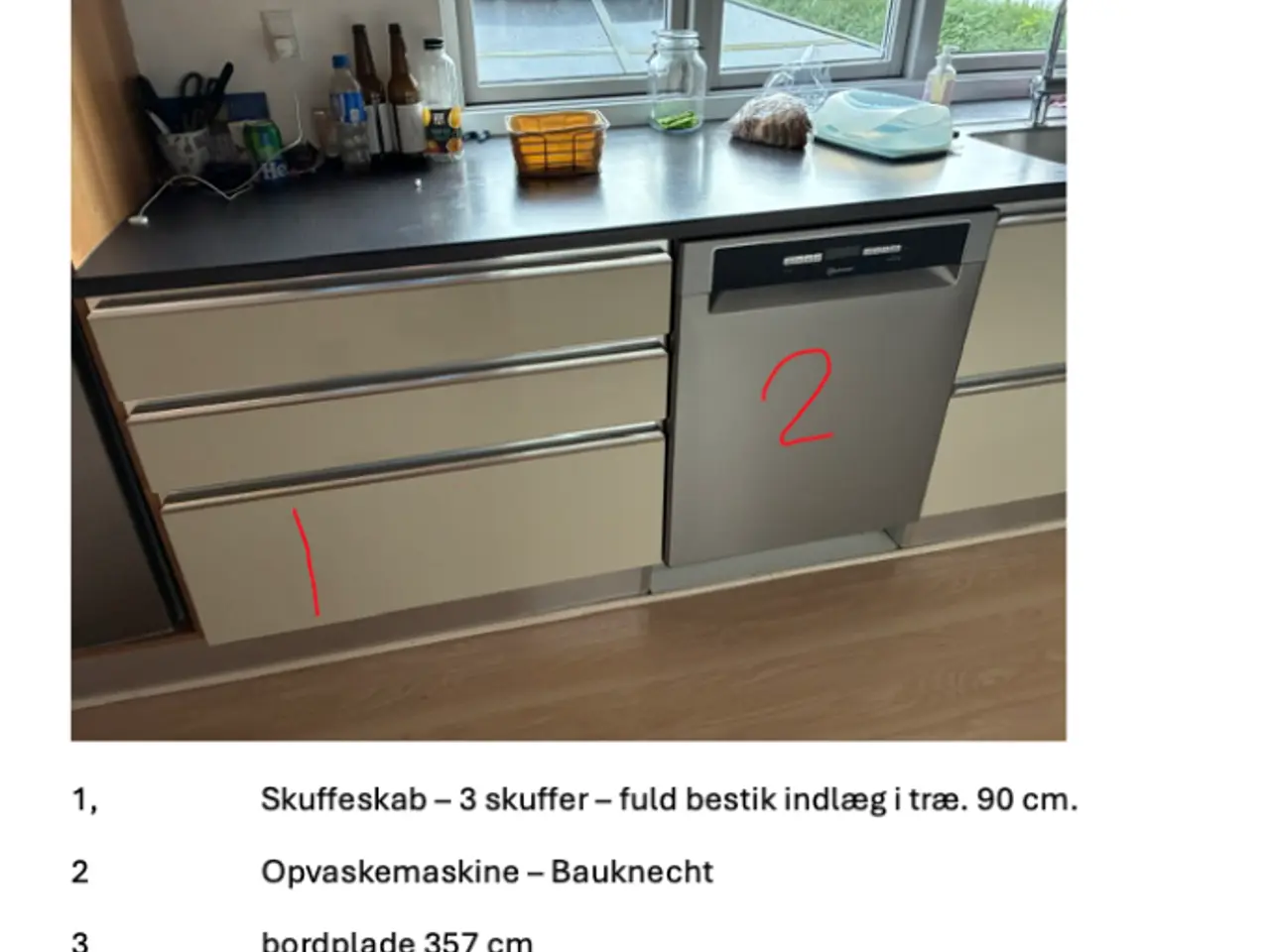 Billede 2 - Velfungerende Køkkenelementer og hvidvare