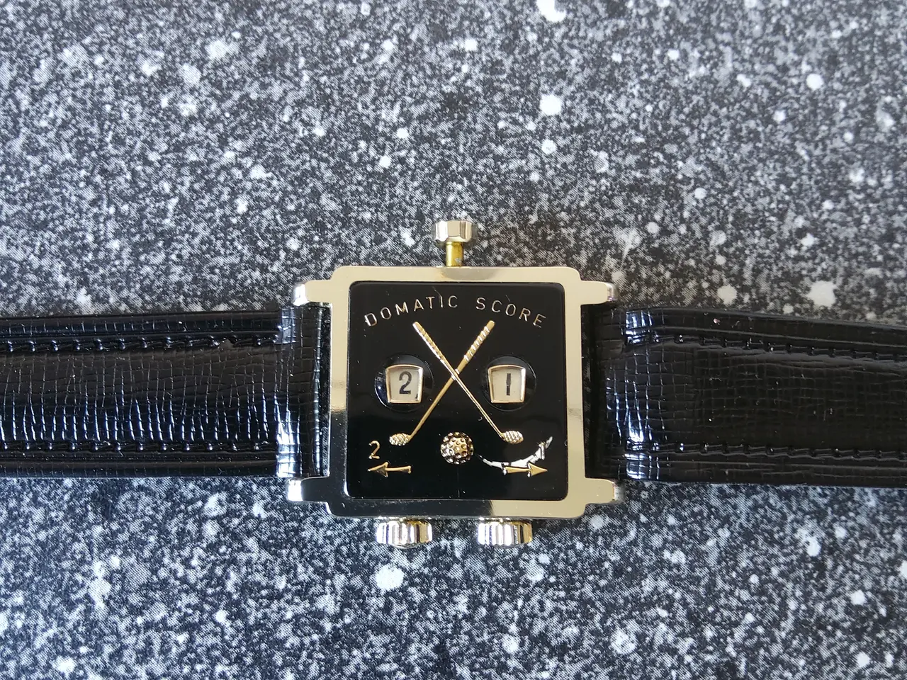 Billede 10 - Domatic golf scoretæller ur fra Schweizer fra 1960