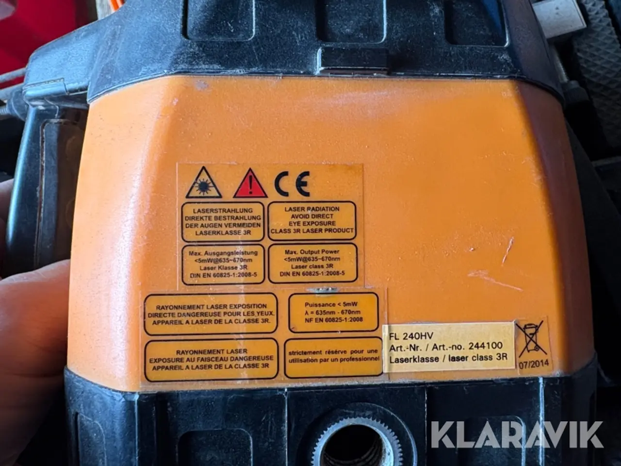 Billede 9 - Rotationslaser 2 styk Mikrofyn /FL240HY