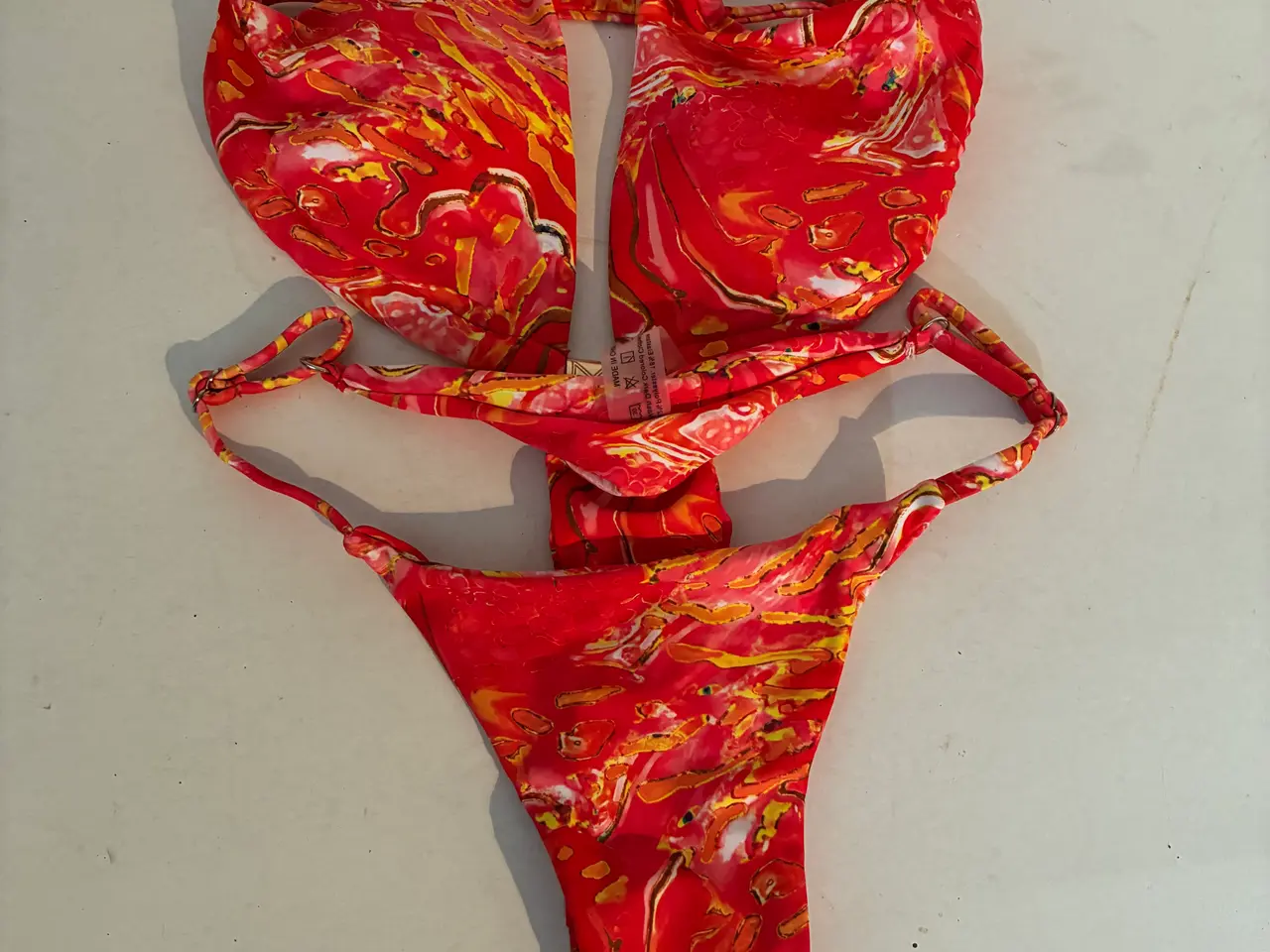 Billede 1 - Pink Bikini med fine detaljer