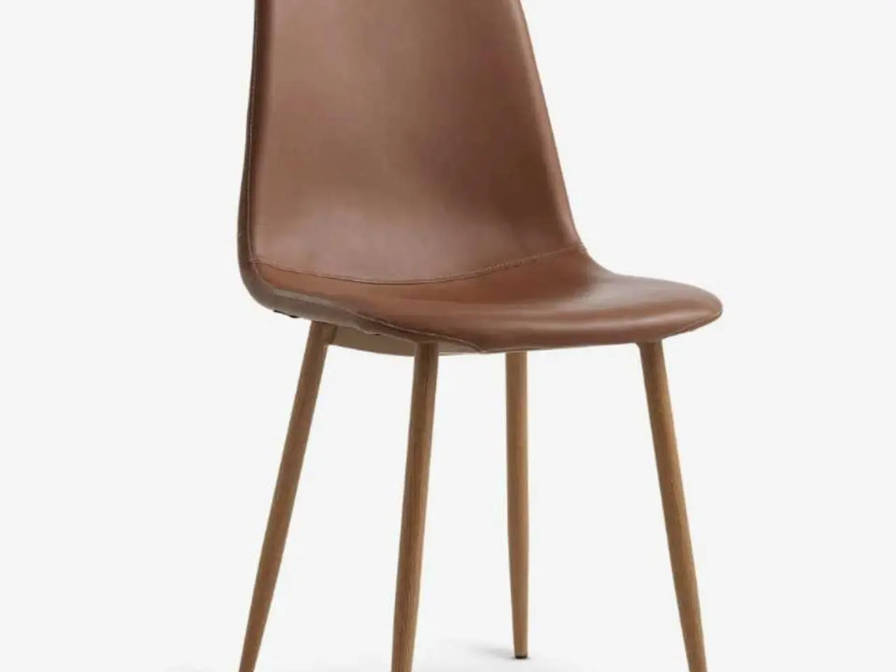 Billede 4 - 4 stk. Jysk Jonstrup stole (Cognac/Oak)