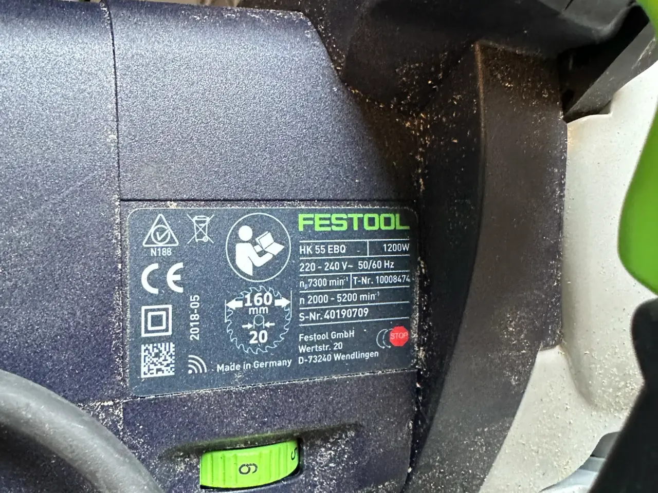 Billede 6 - Festool hk 55 med føringsskinner