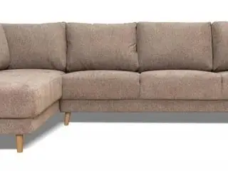 Savana XL hjørnesofa venstrevendt i stof - Retrobliss 18, brun‑beige