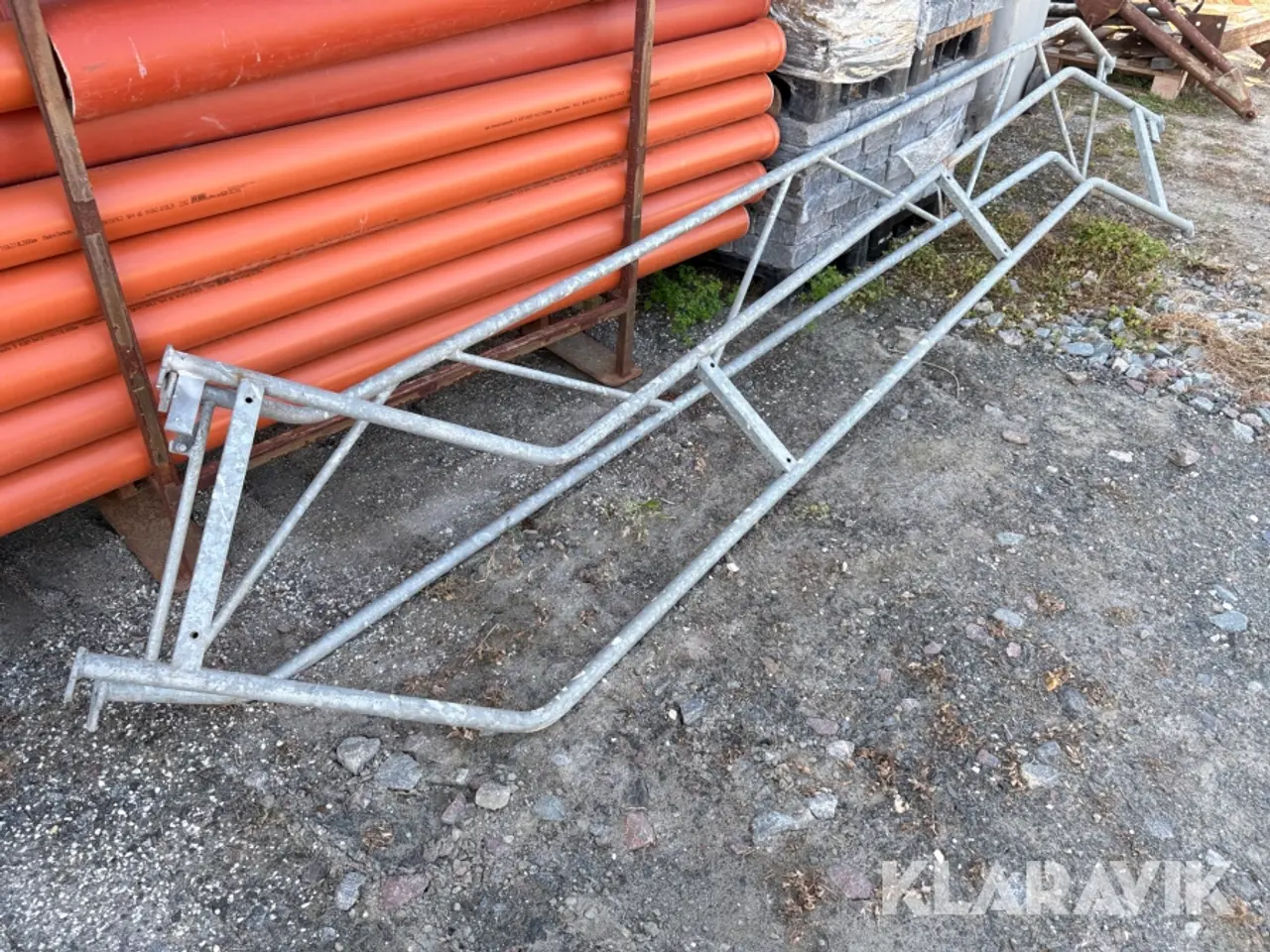 Billede 1 - Sikkerhedsrækværk galvaniseret, 2 Styk