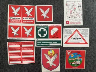 Klistermærker Falck redningsbiler