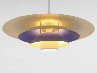 Form-Light pendel Ø48 – model 52700, dansk vintage