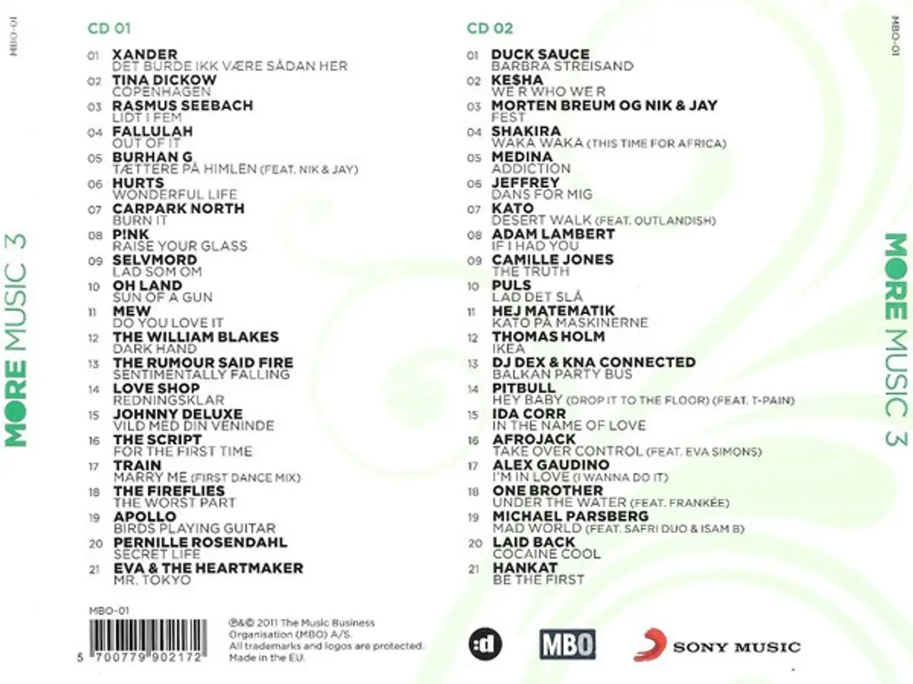 Billede 2 - Diverse kunstnere – More Music 3 – 2CD