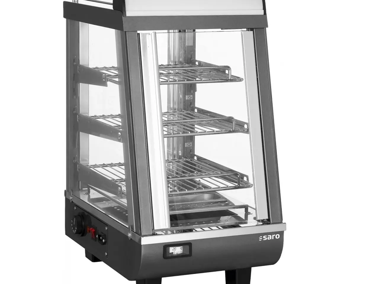 Billede 1 - Smal Varmevitrine (LEON) – 76 Liter Varmeskab