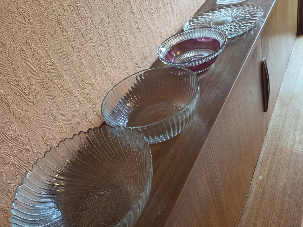 Billede 2 - 7 glasfade og glasskåle i forskellige designs