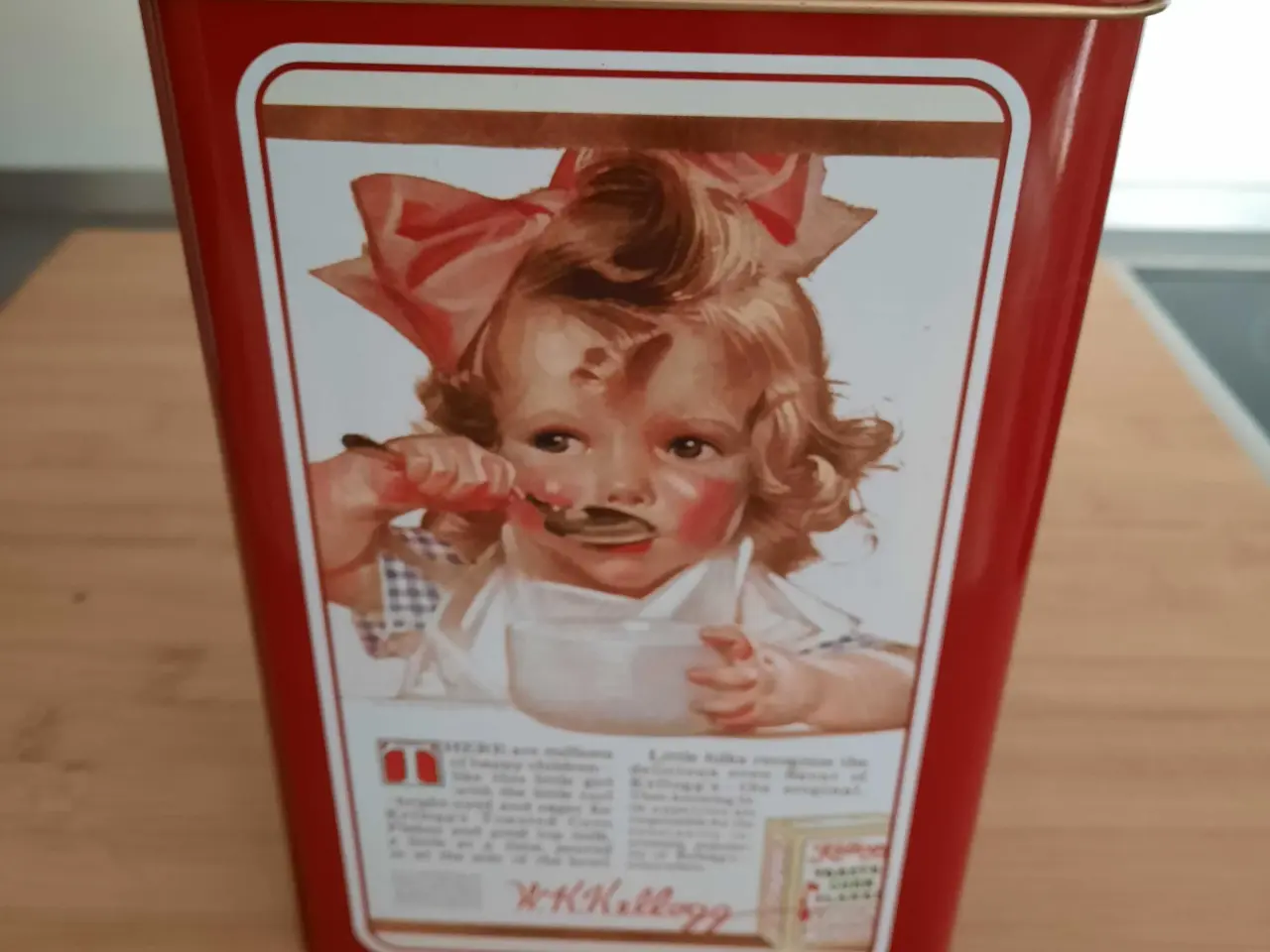 Billede 1 - Kellogg dåse med motiv