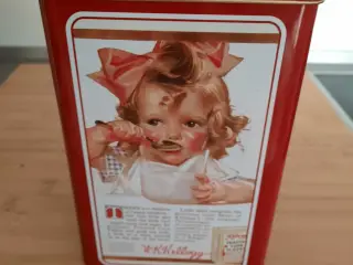 Kellogg dåse med motiv
