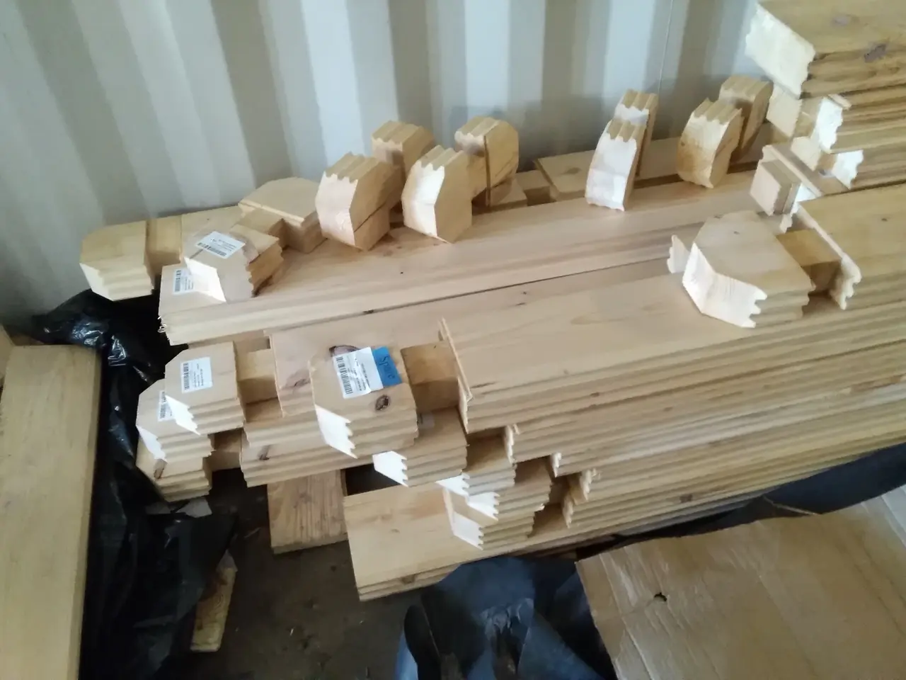 Billede 12 - Træhus Modificeret i 66 mm + ekstra planker LÆS