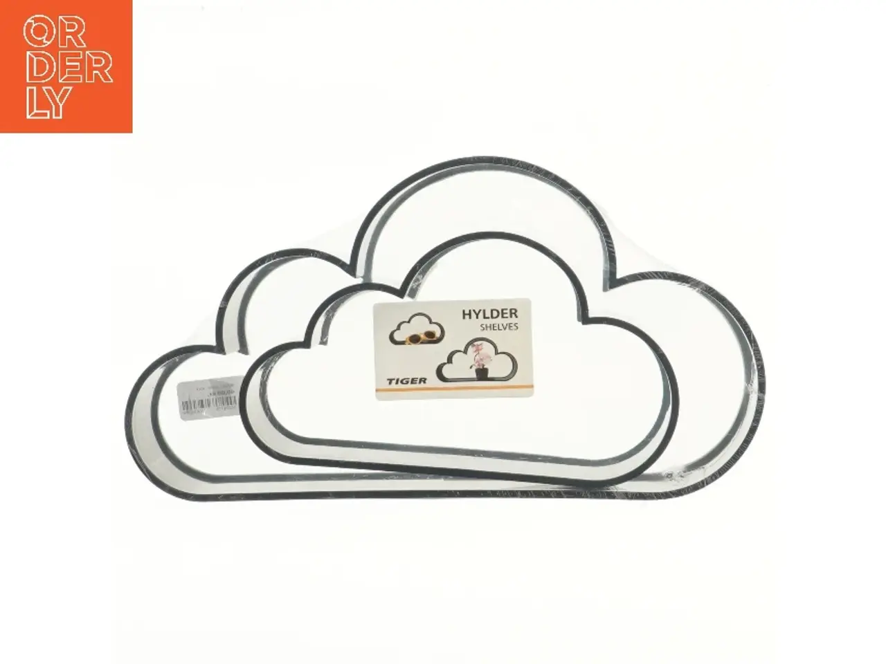 Billede 1 - Skyformede hylder fra Tiger (str. 22x12 & 32,5x17 cm)