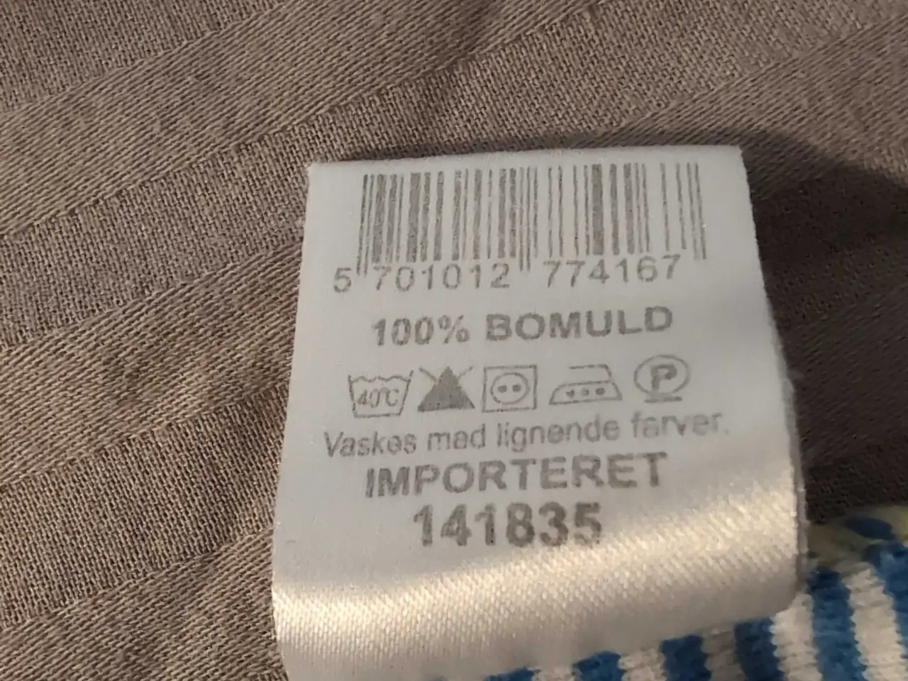 Billede 4 - Entry blå/hvid top, størrelse 86/92