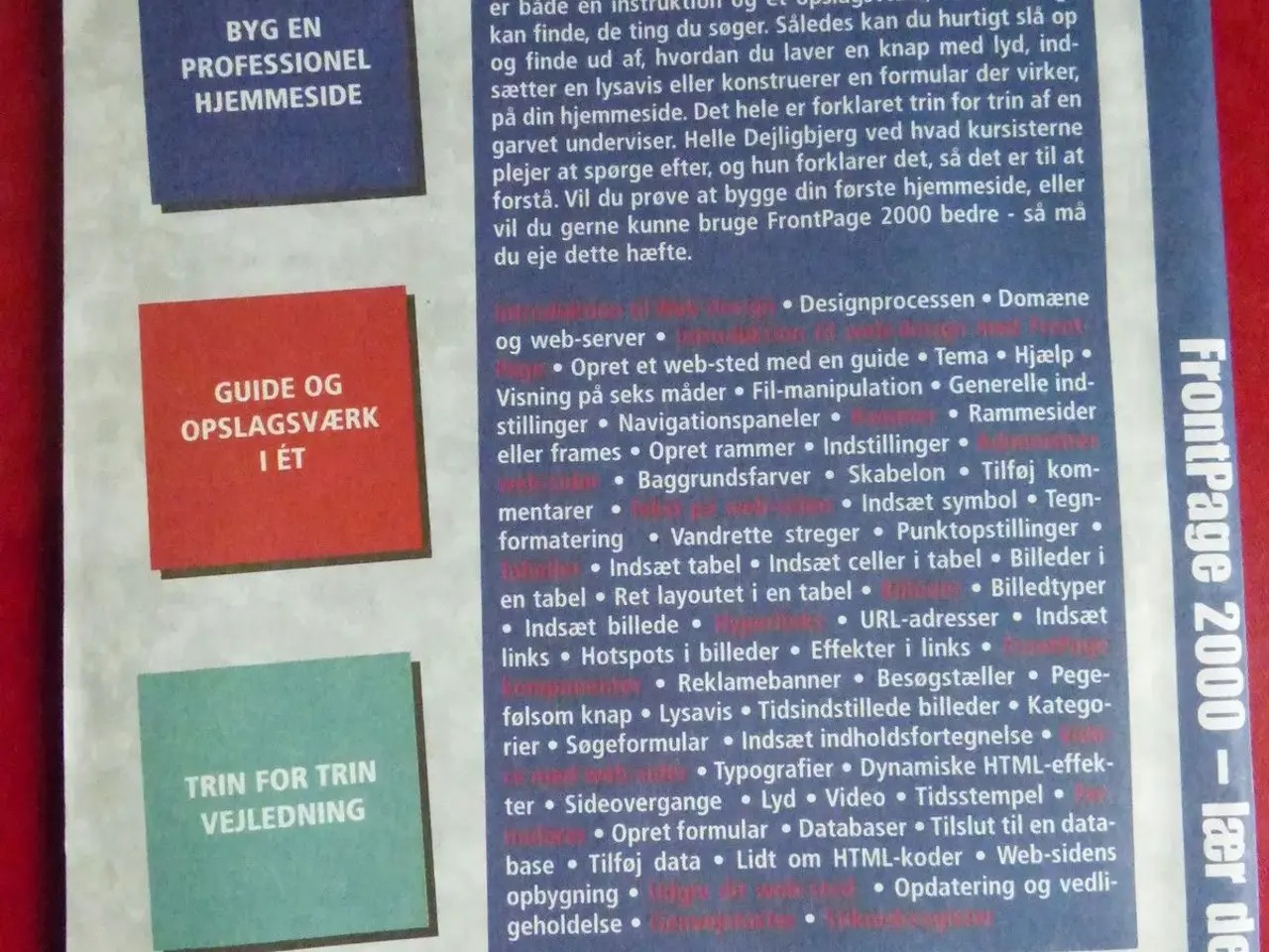 Billede 2 - Frontpage 2000 - lær det selv