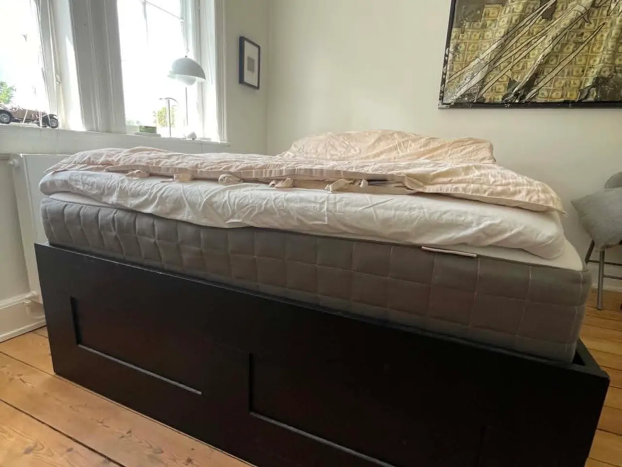 Billede 2 - Seng med 4 skuffer 140x200 cm