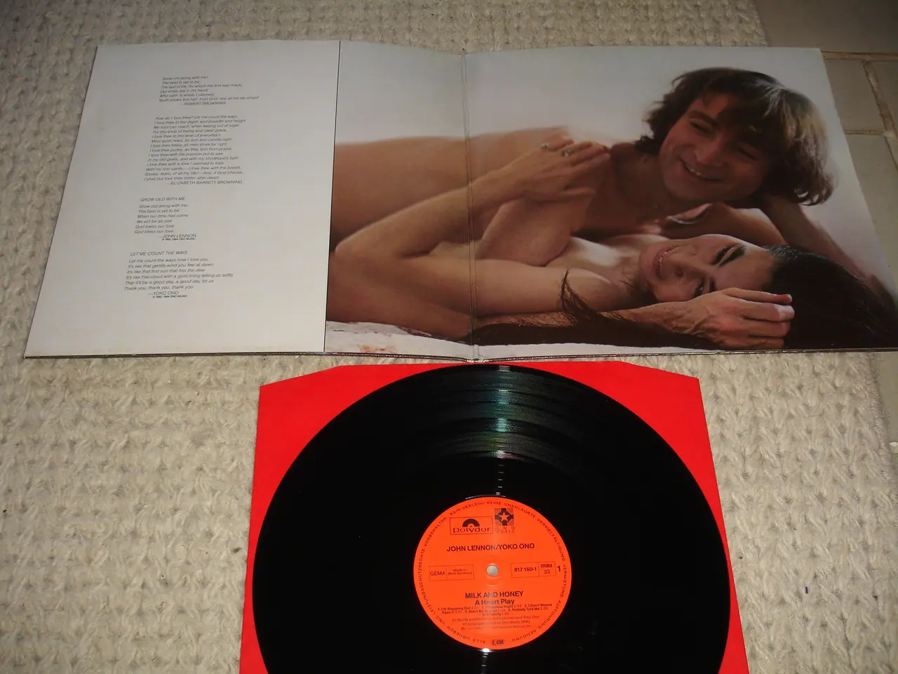 Billede 2 - John Lennon & Yoko Ono – Milk And Honey