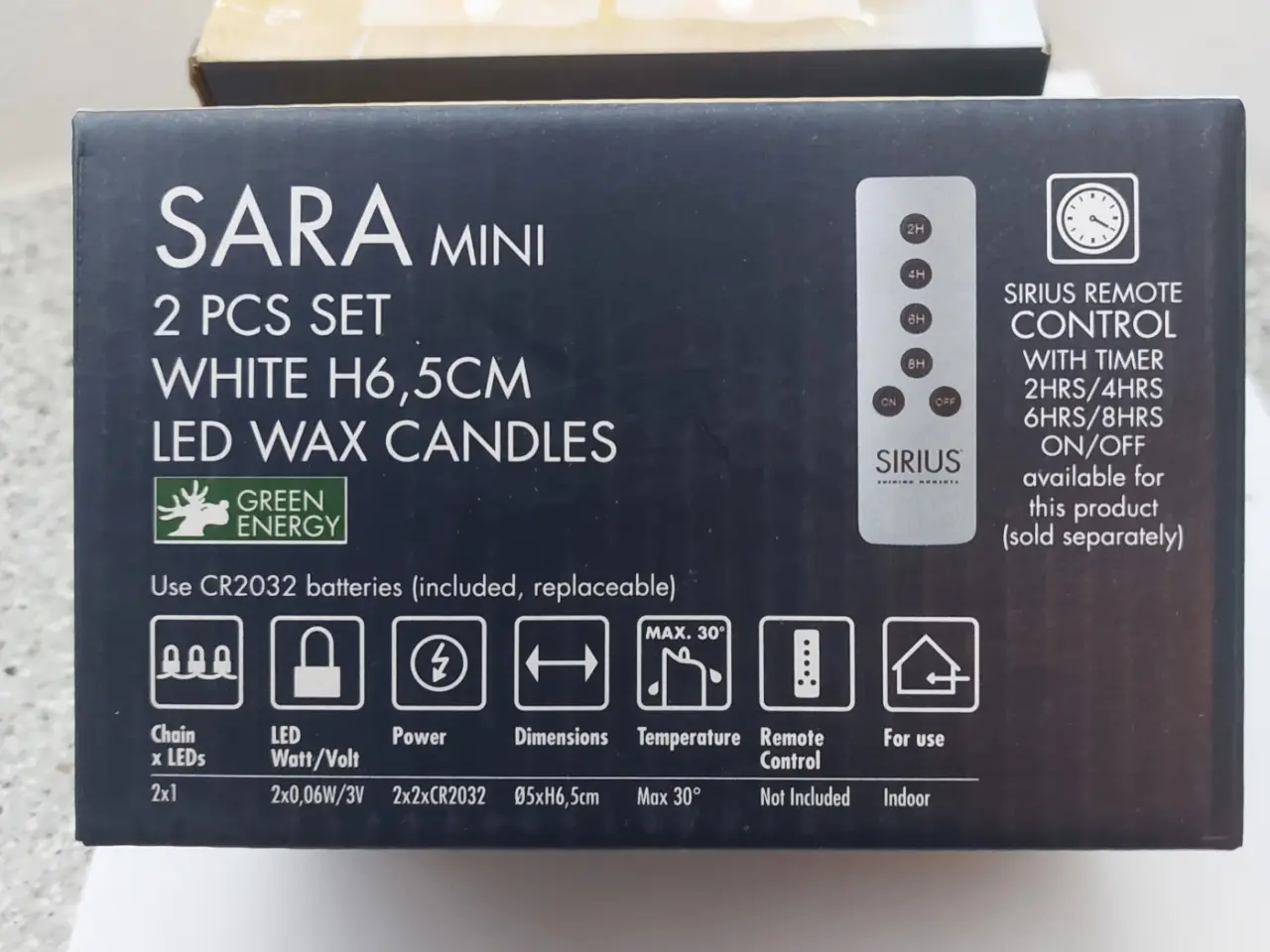 Billede 3 - Sirius Sara Mini Led vokslys - Ubrugte