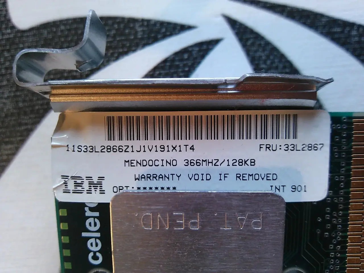 Billede 5 - Intel Celeron, Slot 1, 366MHz