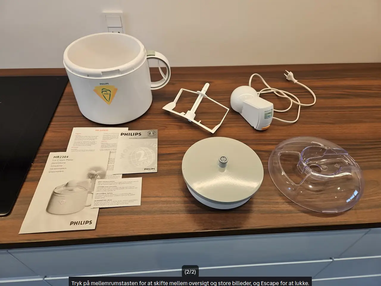 Billede 2 - Philips HR2304 ismaskine