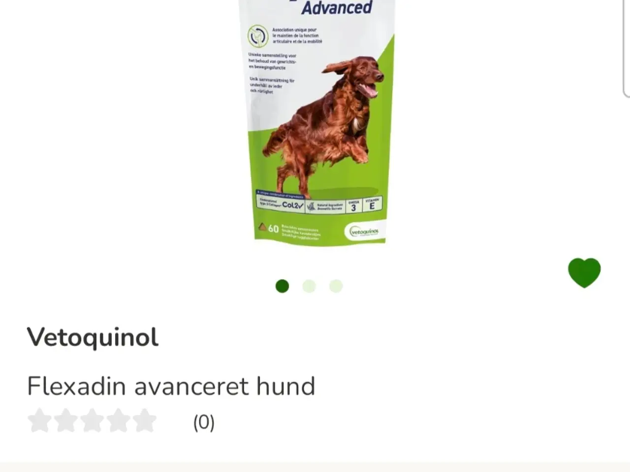 Billede 1 - Flexadin Avanceret kosttilskud til hund.