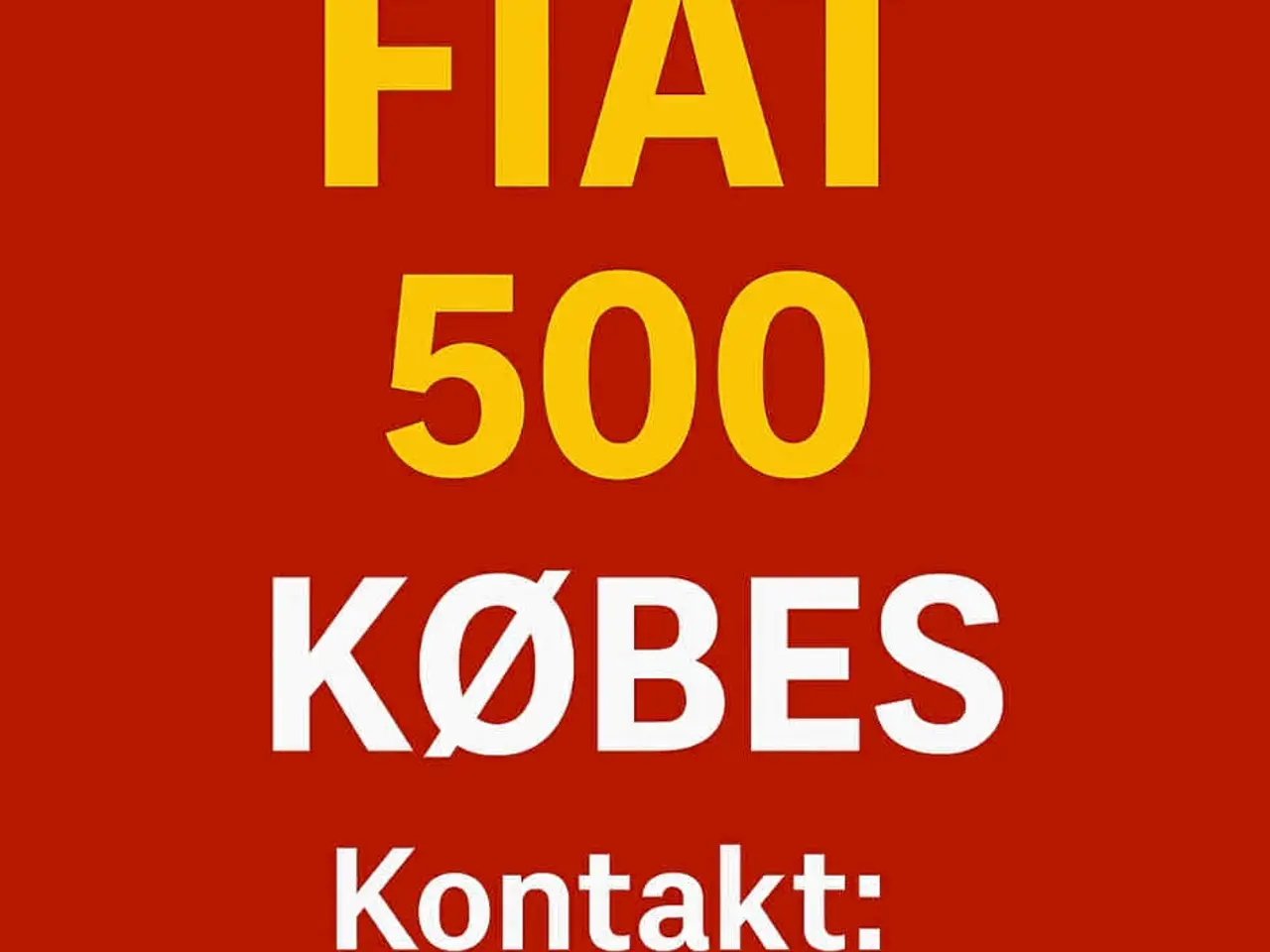 Billede 1 - FIAT 500 KØBES