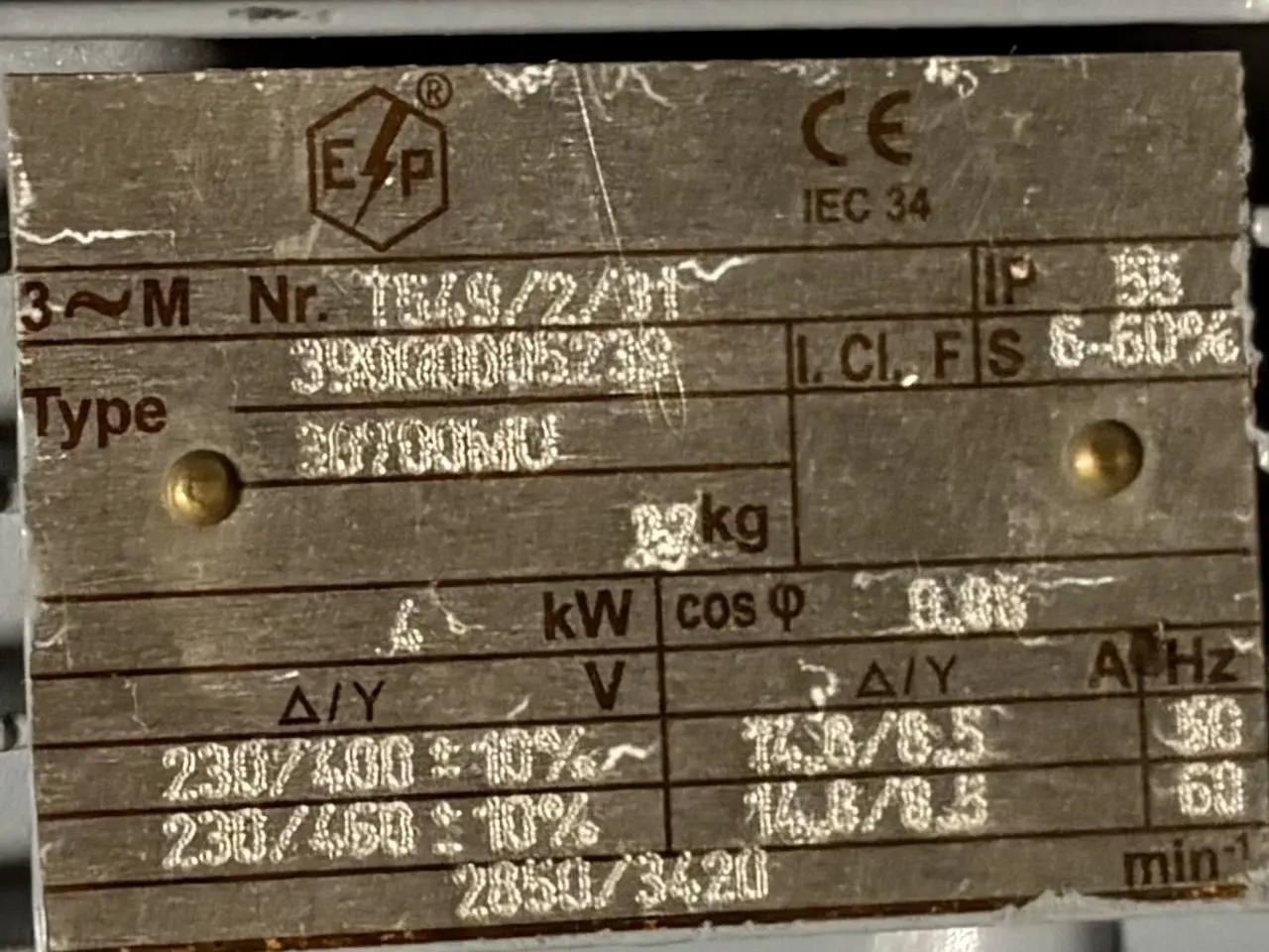 Billede 3 - Elmotor 4kw