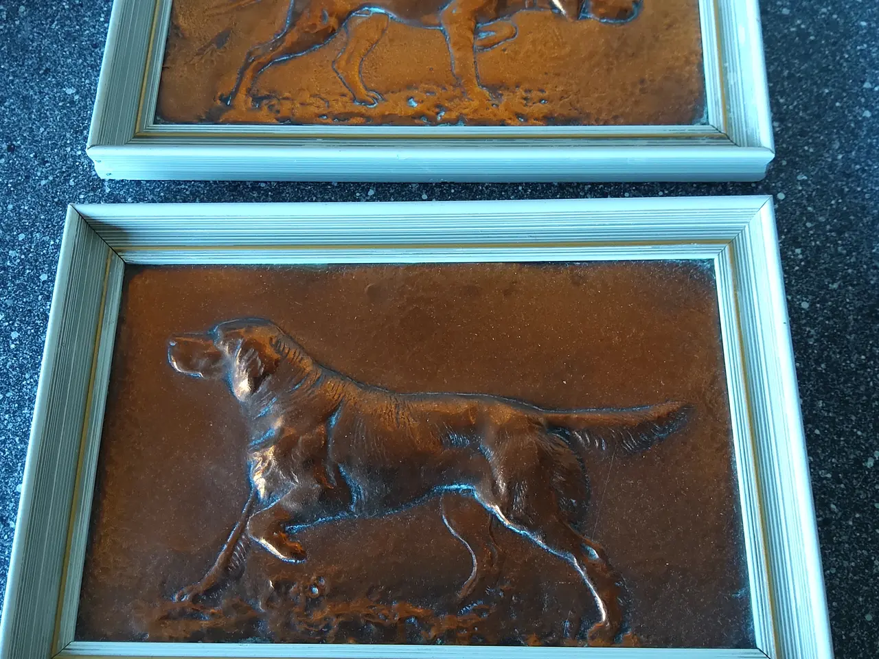 Billede 5 - Kobberplatter / Kobberstik med hund 