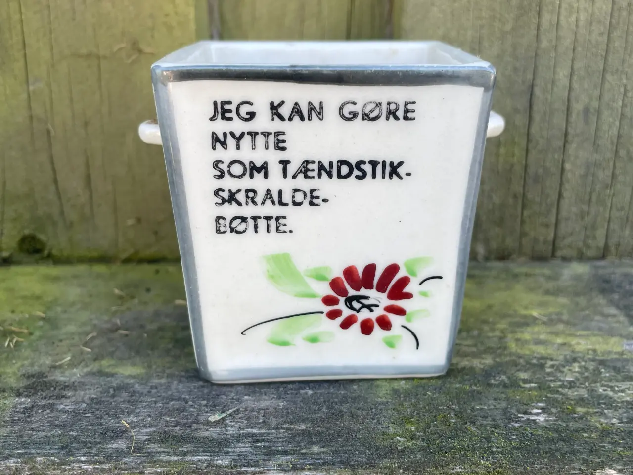 Billede 1 - Mini skraldespand Retro vintage