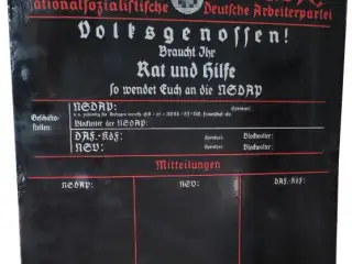 Emalje Skilt NSDAP