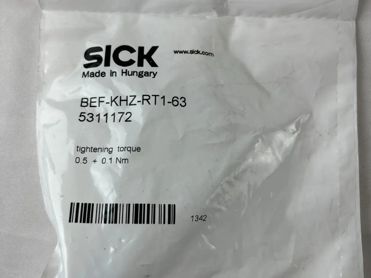 Billede 3 - SICK BEF‑KHZ‑RT1‑63 Cylinder Sensor Mounting 8–63