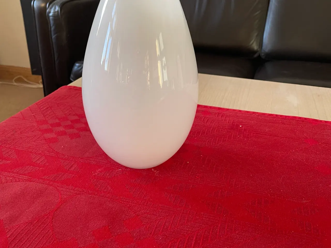 Billede 1 - Holmegaard hvid cocoon vase